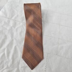 Murano Bronze Blue 100% Silk Glen Plaid Career Business Office Men’s Neck Tie